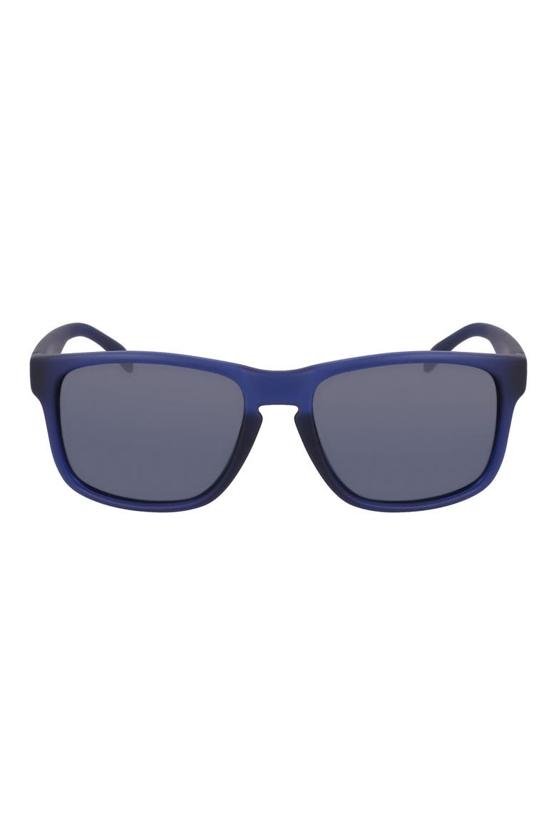 57mm Squared Polarized Sunglasses, Main, color, NAVY CRYSTAL