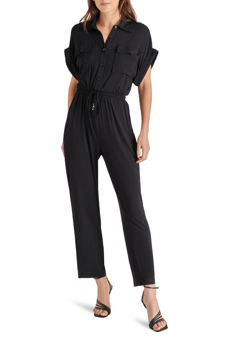 Steve Madden Alya Rolled Cuff Jumpsuit, Main, color, 