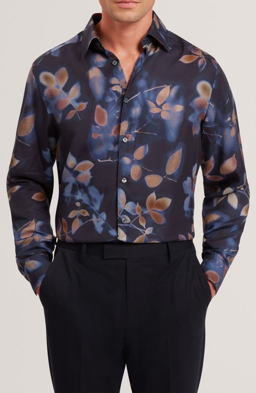 Ted Baker Kalmill Print Button-up Shirt In Multi
