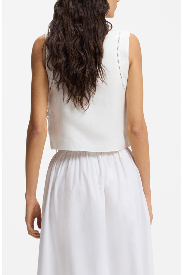 Embroidered Vest, Alternate, color, SOFT CREAM