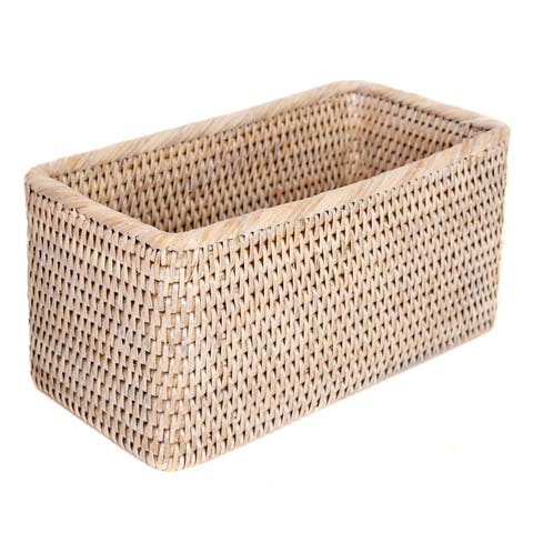Artifacts Rattan Rectangular Everything Basket