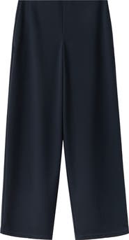 MANGO Straight Mid Rise Knit Pants
