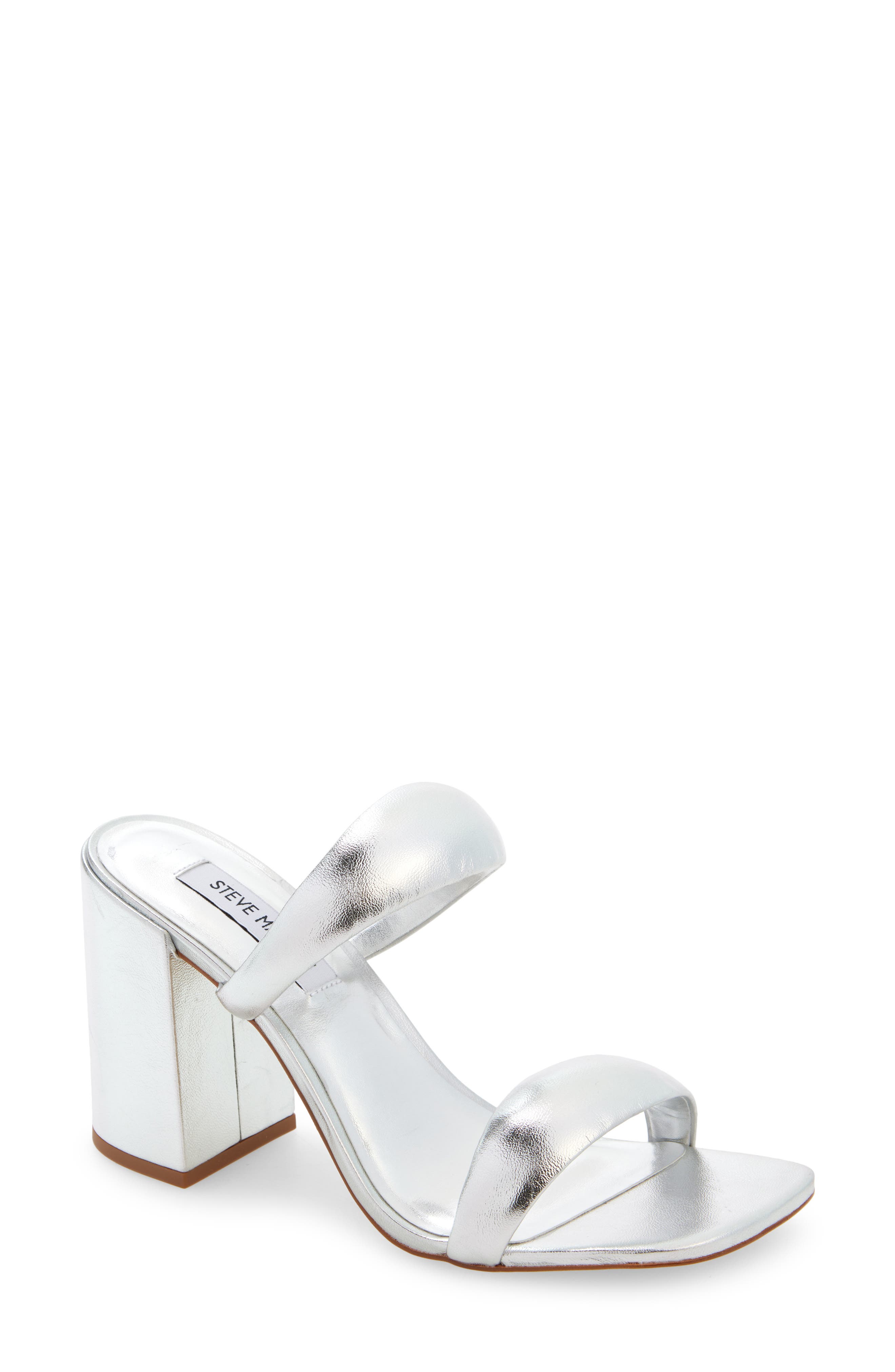 Jinny Slide Sandal, Main, color, SILVER