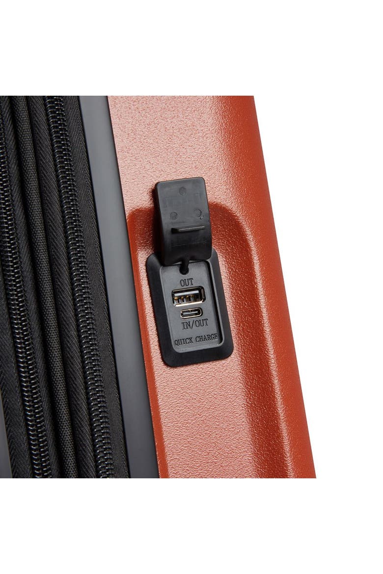 Turenne 2.0 Hardside 22" Carry On Spinner Luggage with Front Pocket, Alternate, color, Brick
