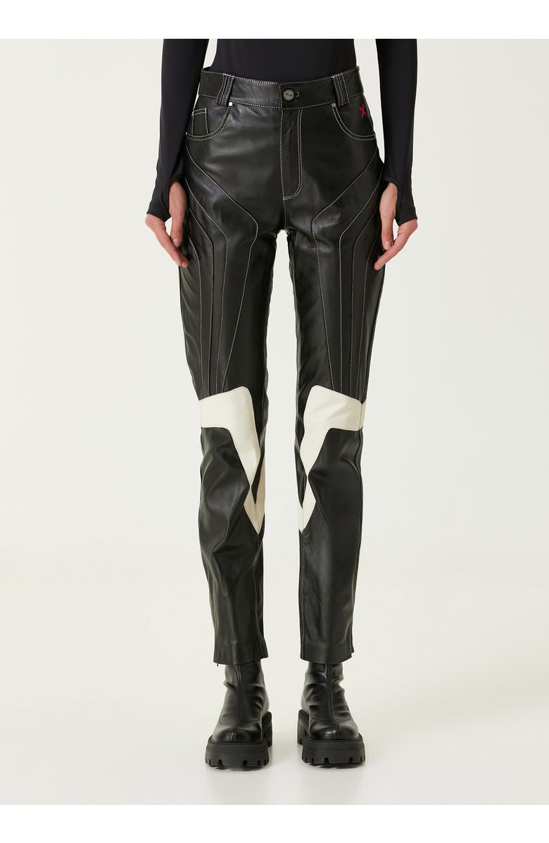 PCFG Boomerang Leather Pant, Alternate, color, Black