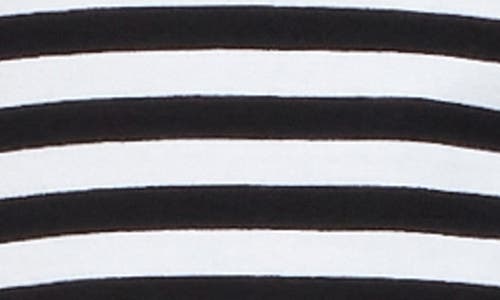 Edikted Amanda Stripe Off The Shoulder Stretch Cotton Top In Multi