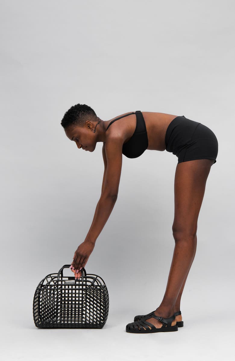 Melissa Refraction II Bag, Alternate, color, Black/ Black