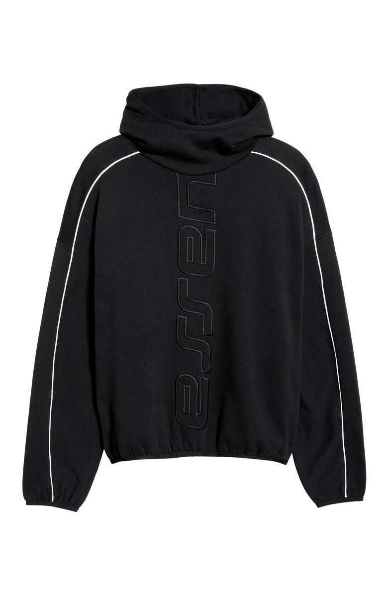 Fear of God Essentials Active Trace Fleece Hoodie, Main, color, Vintage Black
