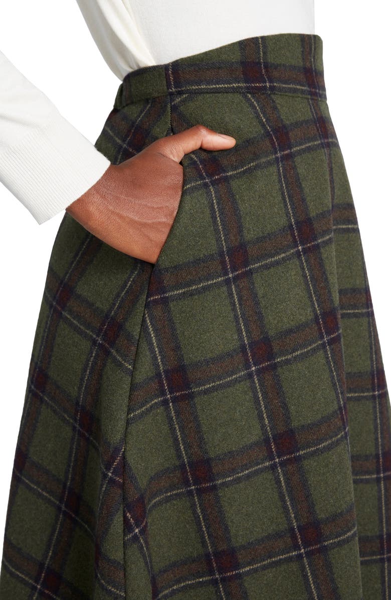 ModCloth Prim Class Hero Plaid Skirt, Alternate, color, 
