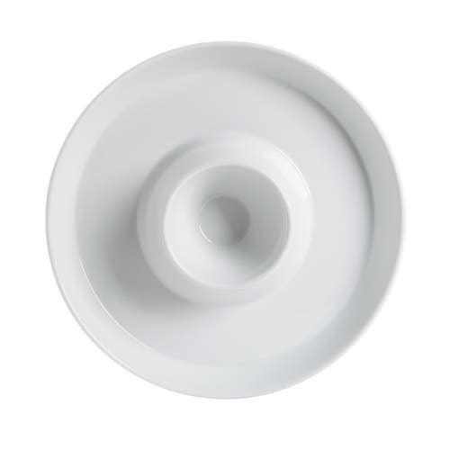 Gibson Elite Gracious Dining 12 Inch Chip And Dip Bowl In White