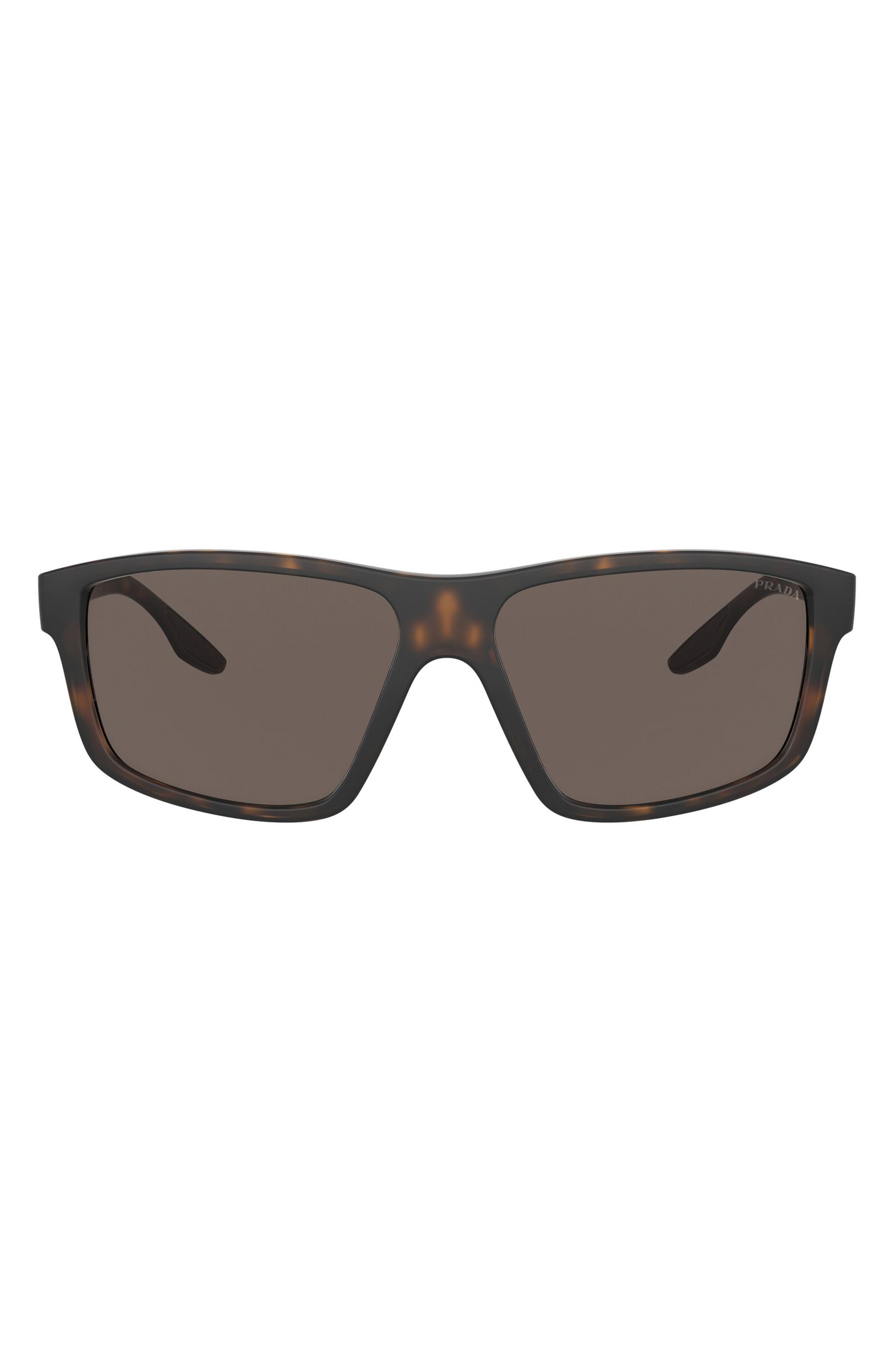 PRADA SPORT Prada 60mm Rectangular Sunglasses