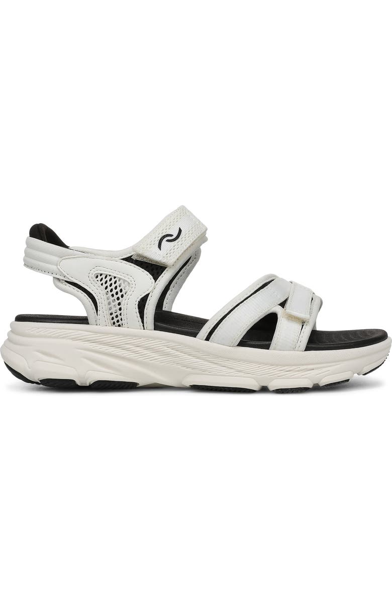 Rykä Devomax Sandal, Alternate, color, Egret Black