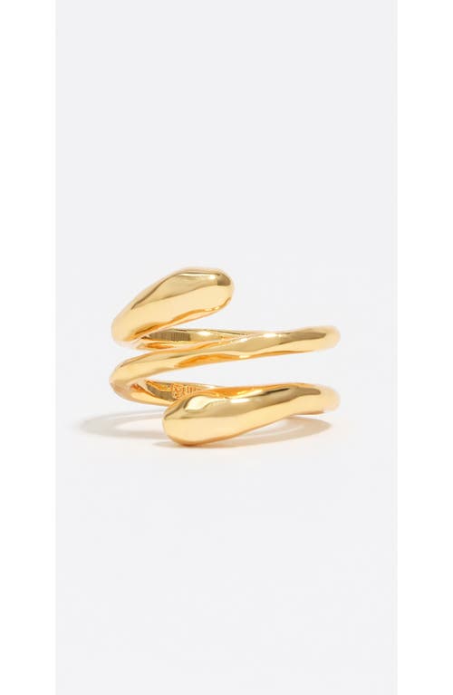 Bimba Y Lola Spiral Ring In Gold