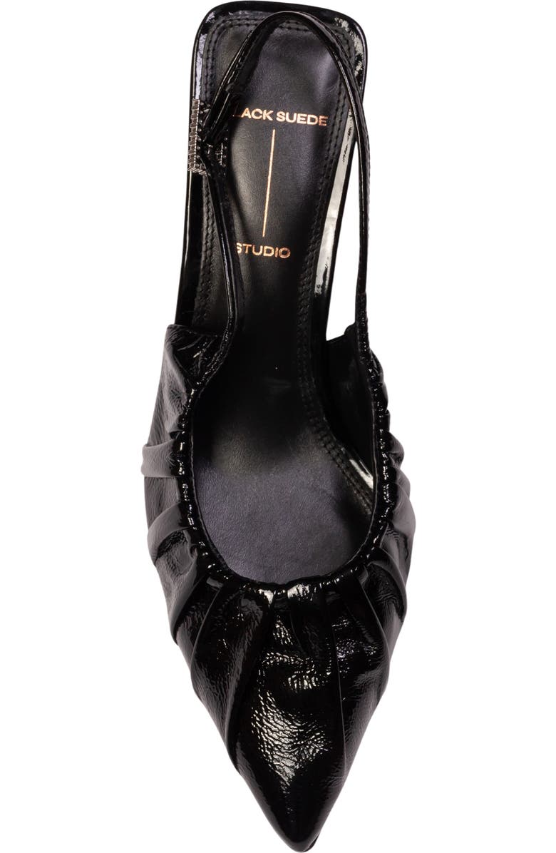 BLACK SUEDE STUDIO Piaz Slingback Pointed Toe Pump, Alternate, color,