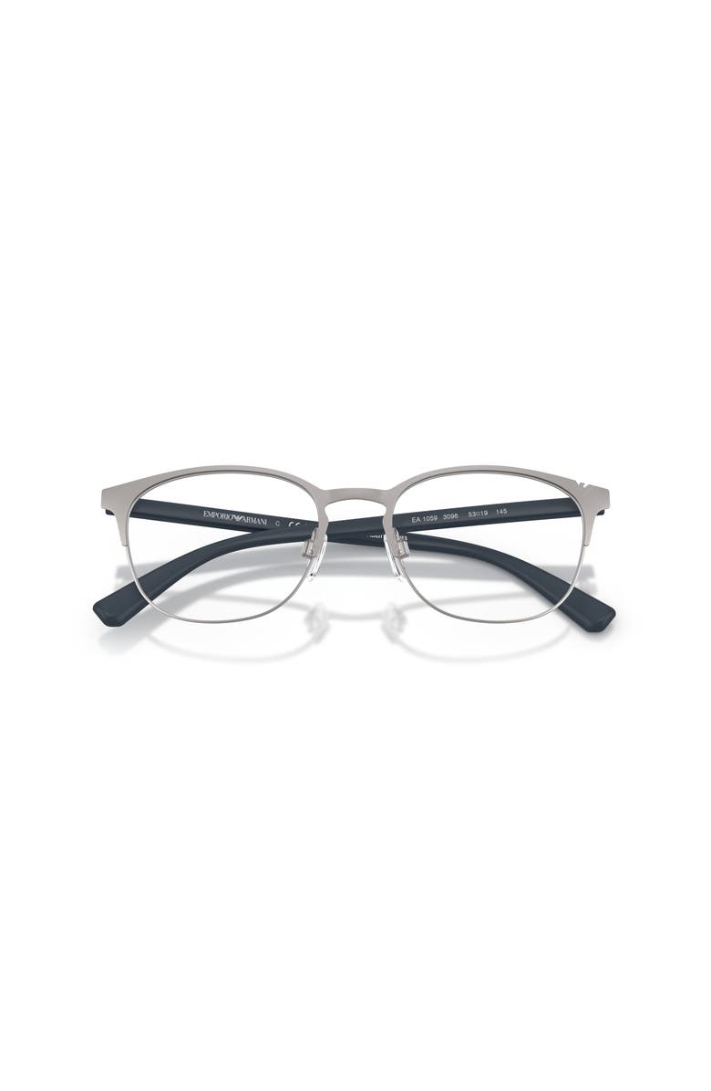 Emporio Armani 53mm Oval optical glasses, Alternate, color, Grey