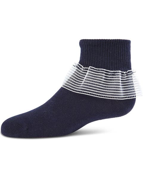 Infant Far Out Lace Ruffle Socks