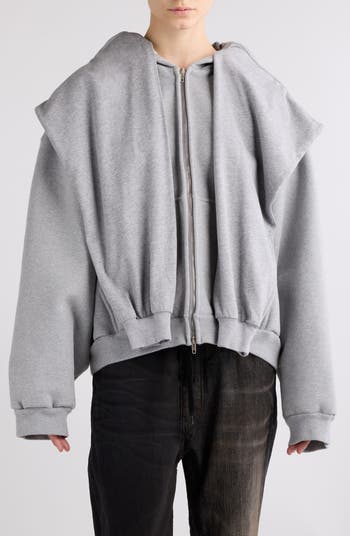 Balenciaga Incognito Oversize Zip-Up Hoodie | Nordstrom Balenciaga Incognito Oversize Zip-Up Hoodie | Nordstrom