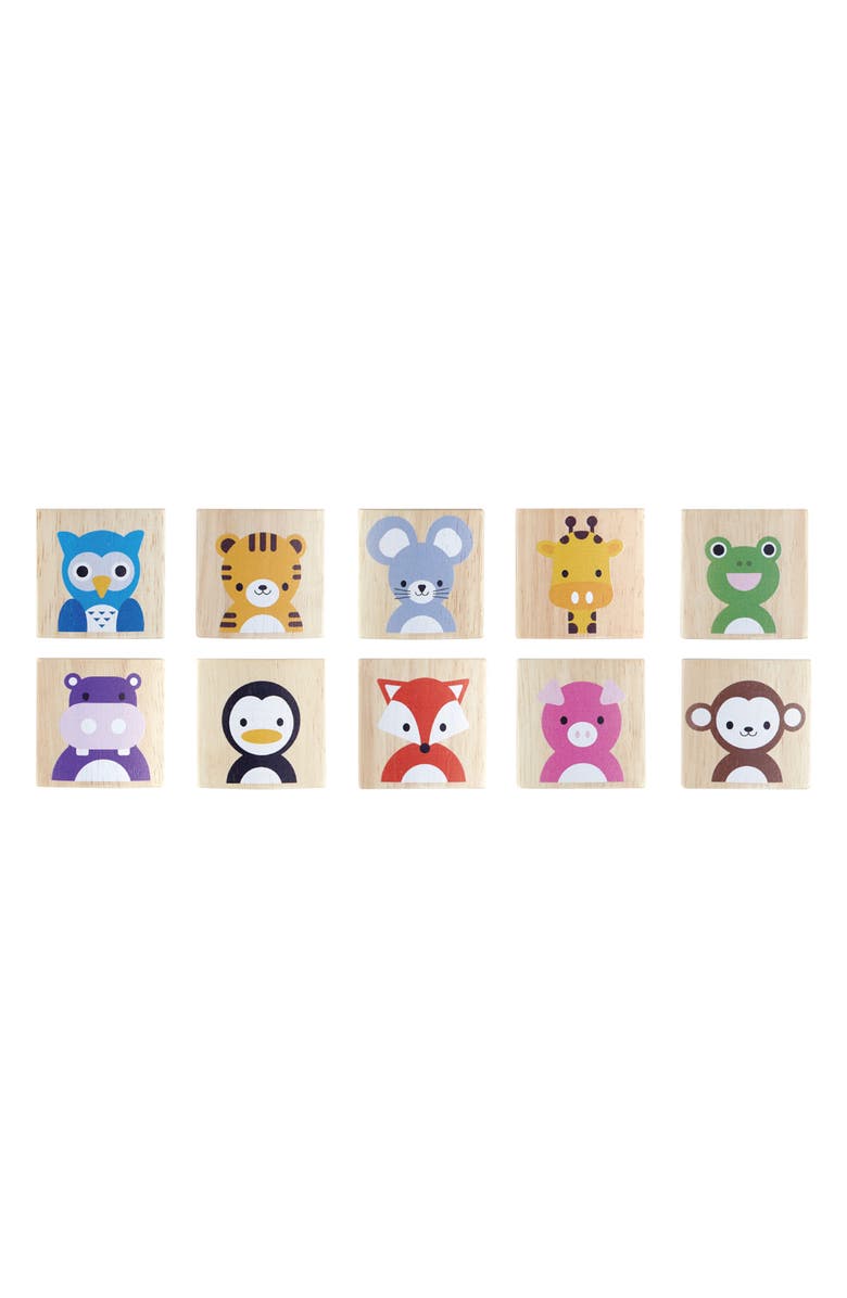 PlanToys<sup>®</sup> Animals Matching Game, Alternate, color, Assorted