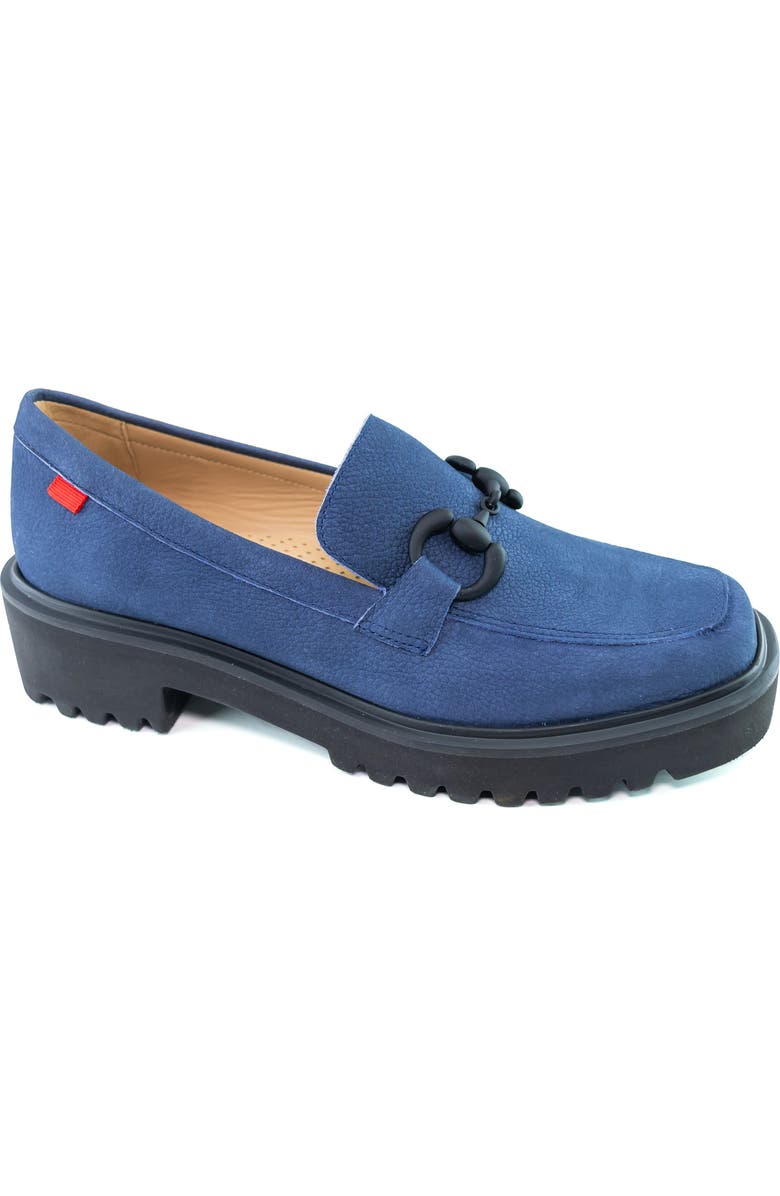Marc Joseph New York Garrden CT Platform Loafer, Main, color, Denim Italo Grainy