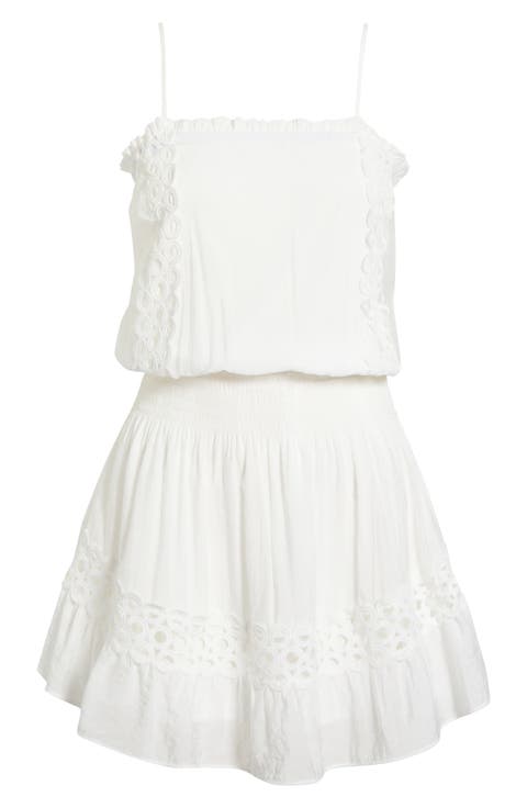 Smocked Cover-Up Dress