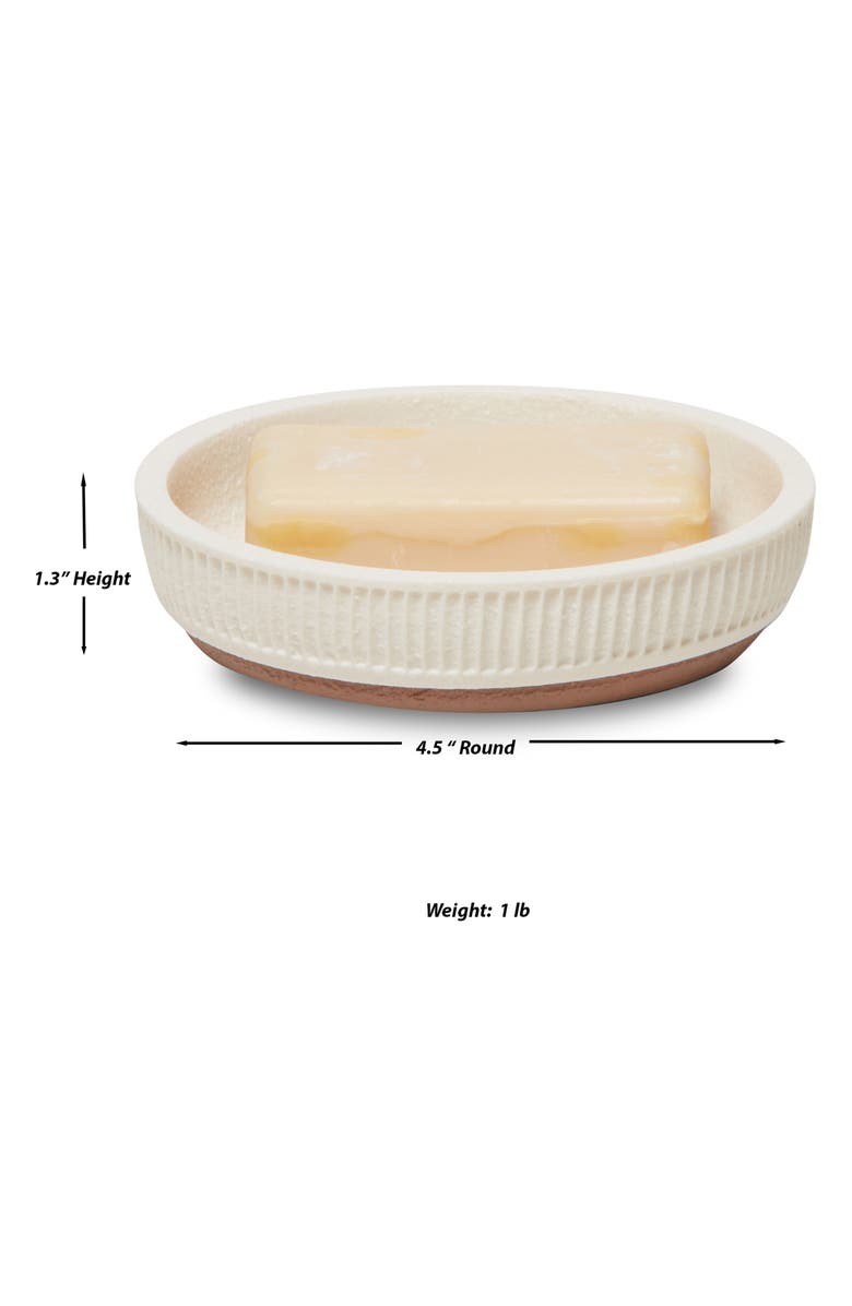 ROSELLI TRADING COMPANY Ribbed Soap Dish, Alternate, color, 