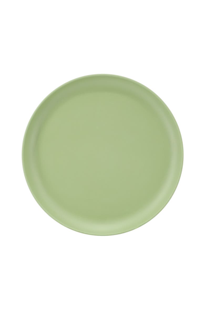 Gibson Home Fairhope 12 Piece Melamine Round Dinnerware Set, Alternate, color, Green