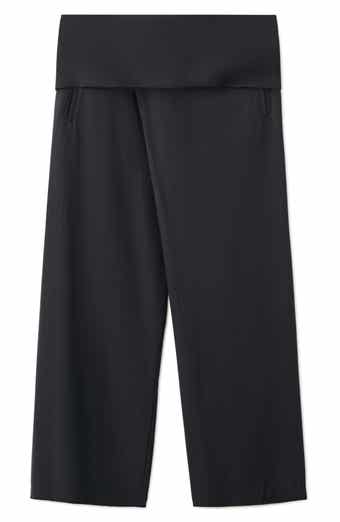 Foldover Straight Leg Pants