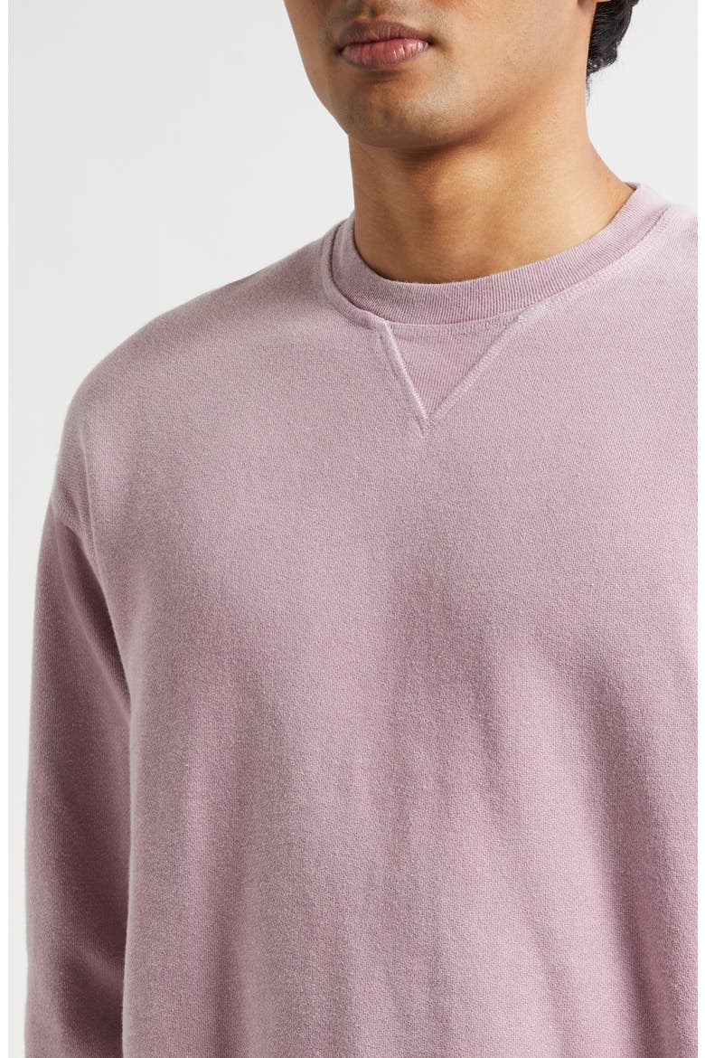 Base Fleece Sweatshirt, Alternate, color, GENTLEMENS PINK STAR FLEECE