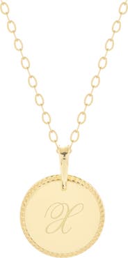 Brook and York Milia Initial Pendant Necklace
