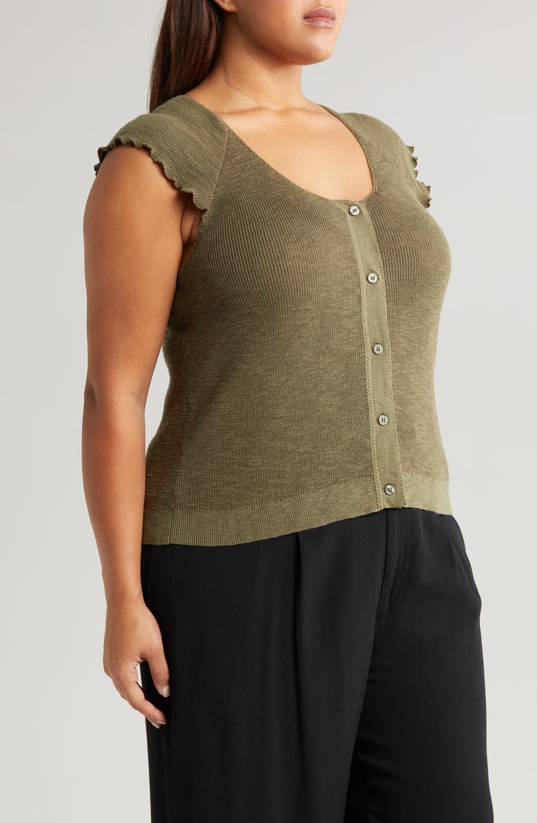 Treasure & Bond Cap Sleeve Cardigan, Alternate, color, 