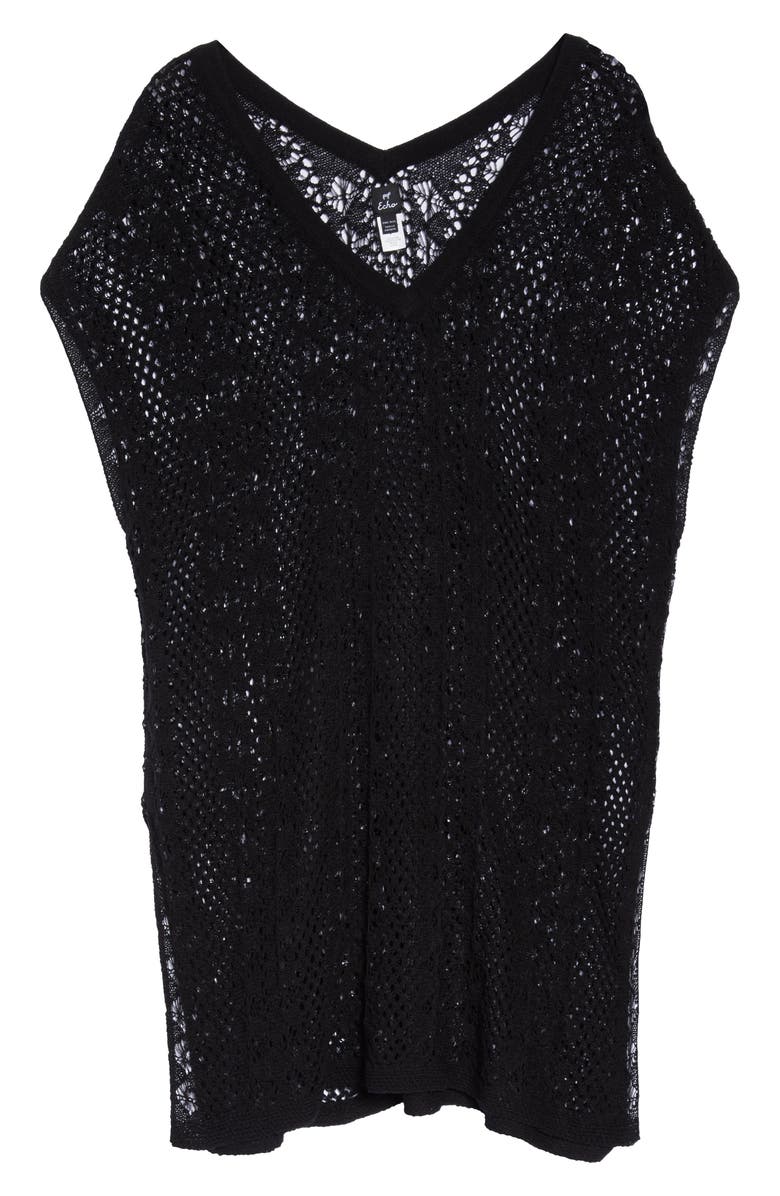 Echo Pointelle Cover-Up Caftan, Alternate, color, 