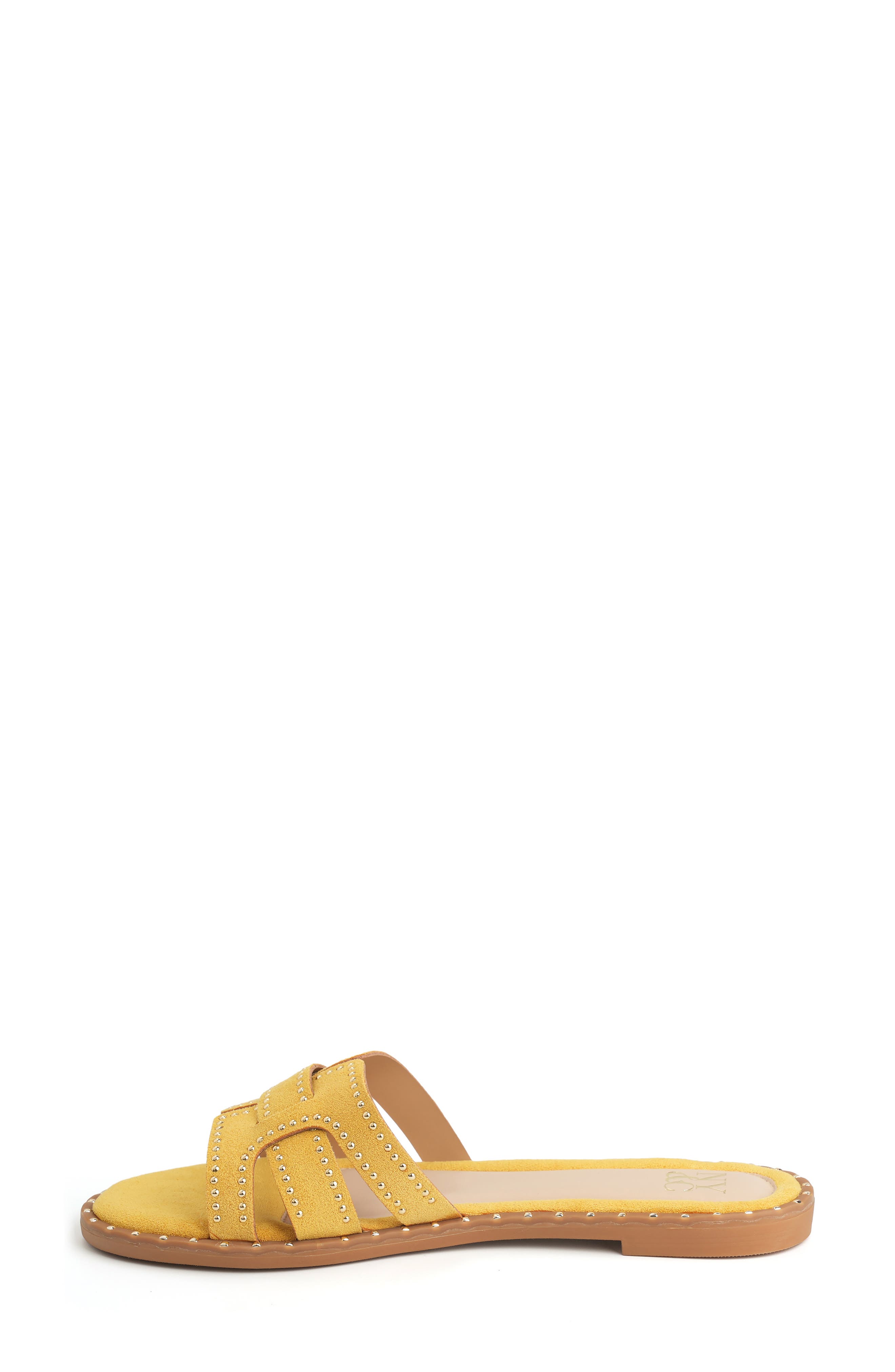 Zora Flat Sandal, Alternate, color, MUSTARD/YELLOW