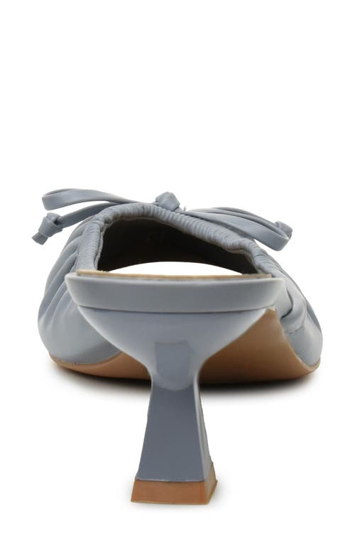 NICOLE MILLER NICOLE MILLER BOW KITTEN HEEL MULE