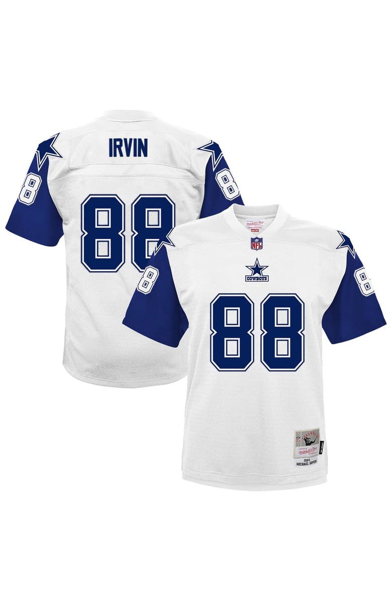Mitchell & Ness Youth Mitchell & Ness Michael Irvin White Dallas Cowboys 1994 Alternate Legacy Jersey, Main, color, White