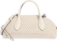 Madewell Small 2000s Revival Perforated Leather Dome Satchel
