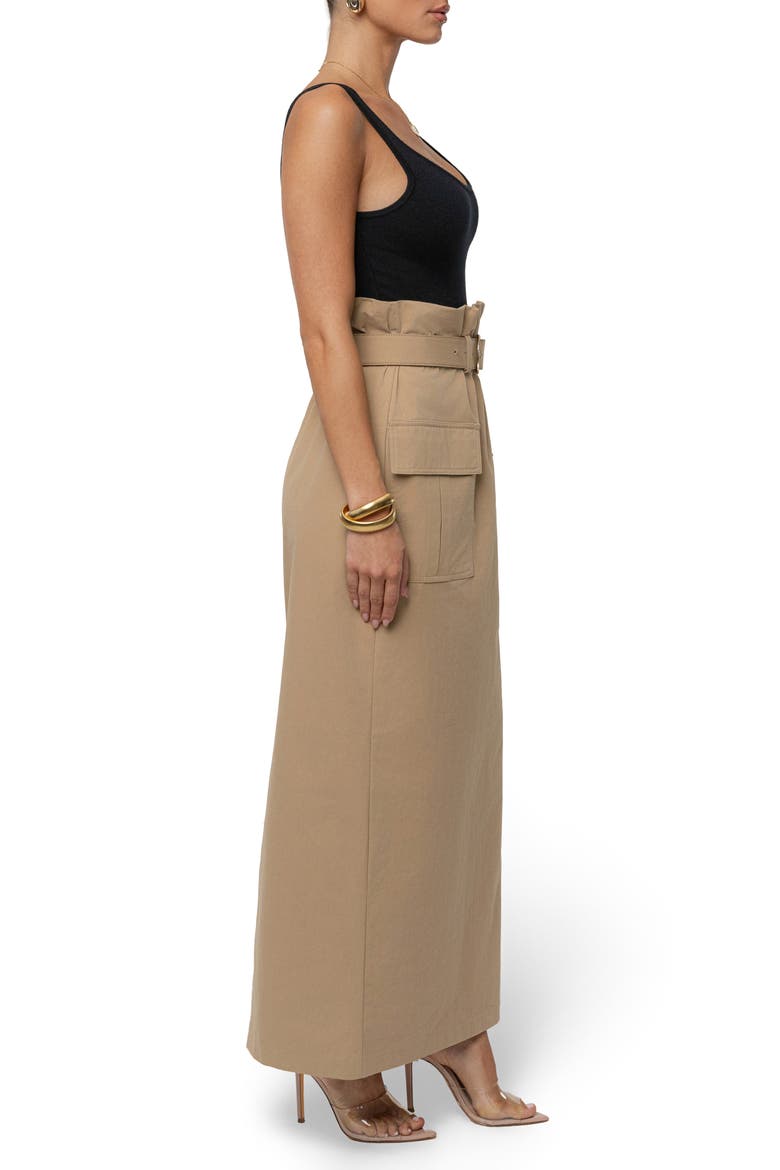 New Edge Cargo Skirt, Alternate, color, BEIGE