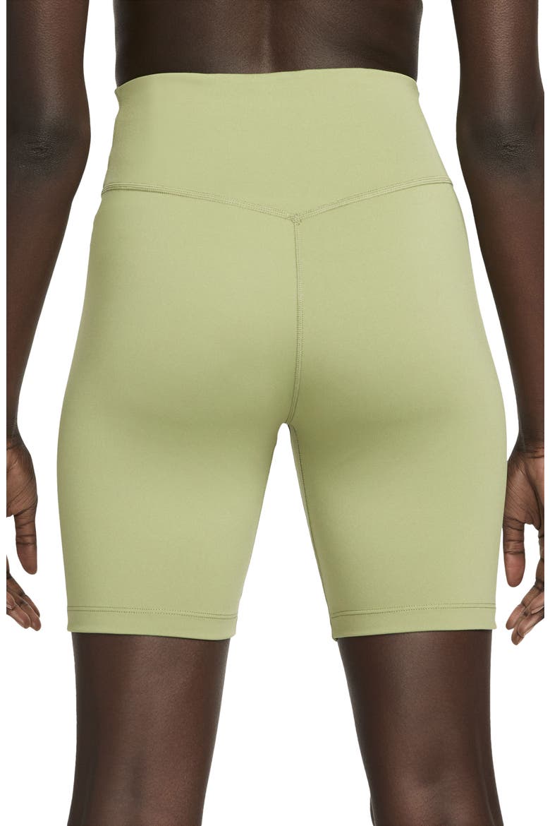 One Mid-Rise Bike Shorts, Alternate, color, ALLIGATOR/ WHITE