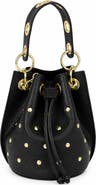Persaman New York Paolina Studded Leather Bucket Bag