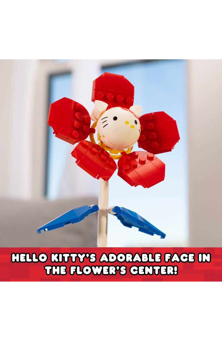 Brickcraft Hello Kitty Flower & Vase Building Set, Alternate, color, Red