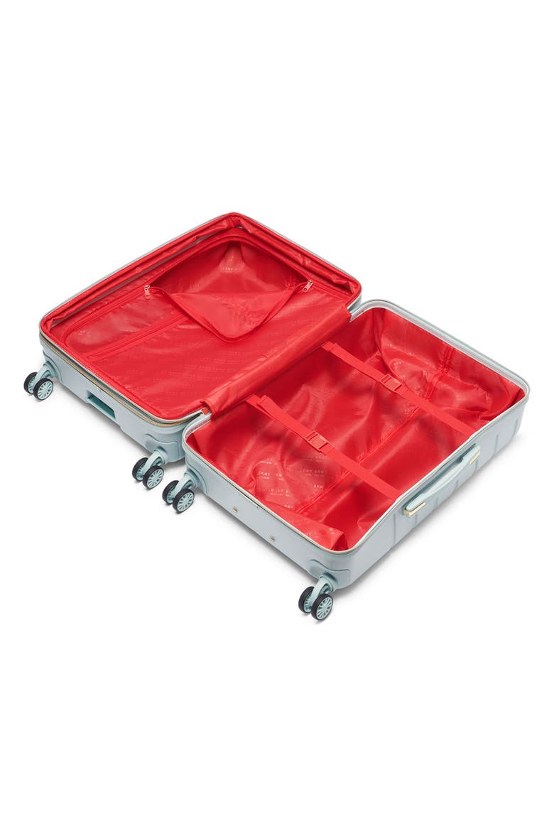 Bias 25" Upright Suitcase, Alternate, color, Jade Sky