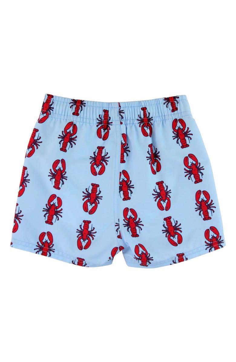 RuggedButts Kids' My Little Lobster Print Swim Trunks, Alternate, color, My Little Lobster