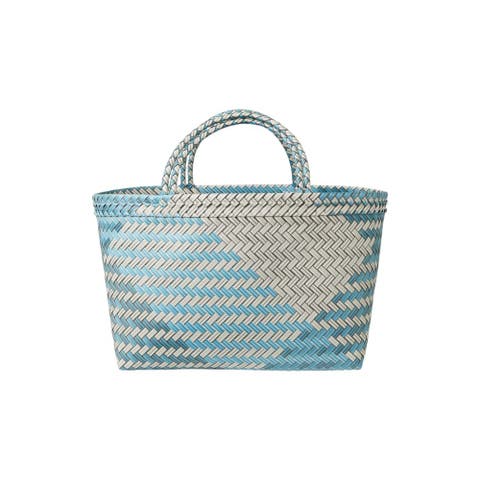 Benny Recycled Plastic Handwoven Tote