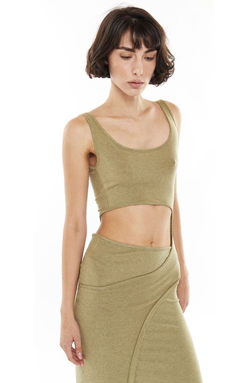 Mother Of All Papper Cut Out Maxi Dress In Green