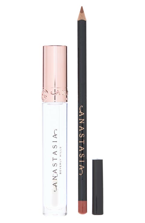 Pout Master Sculpted Lip Duo - Clear/Warm Taupe
