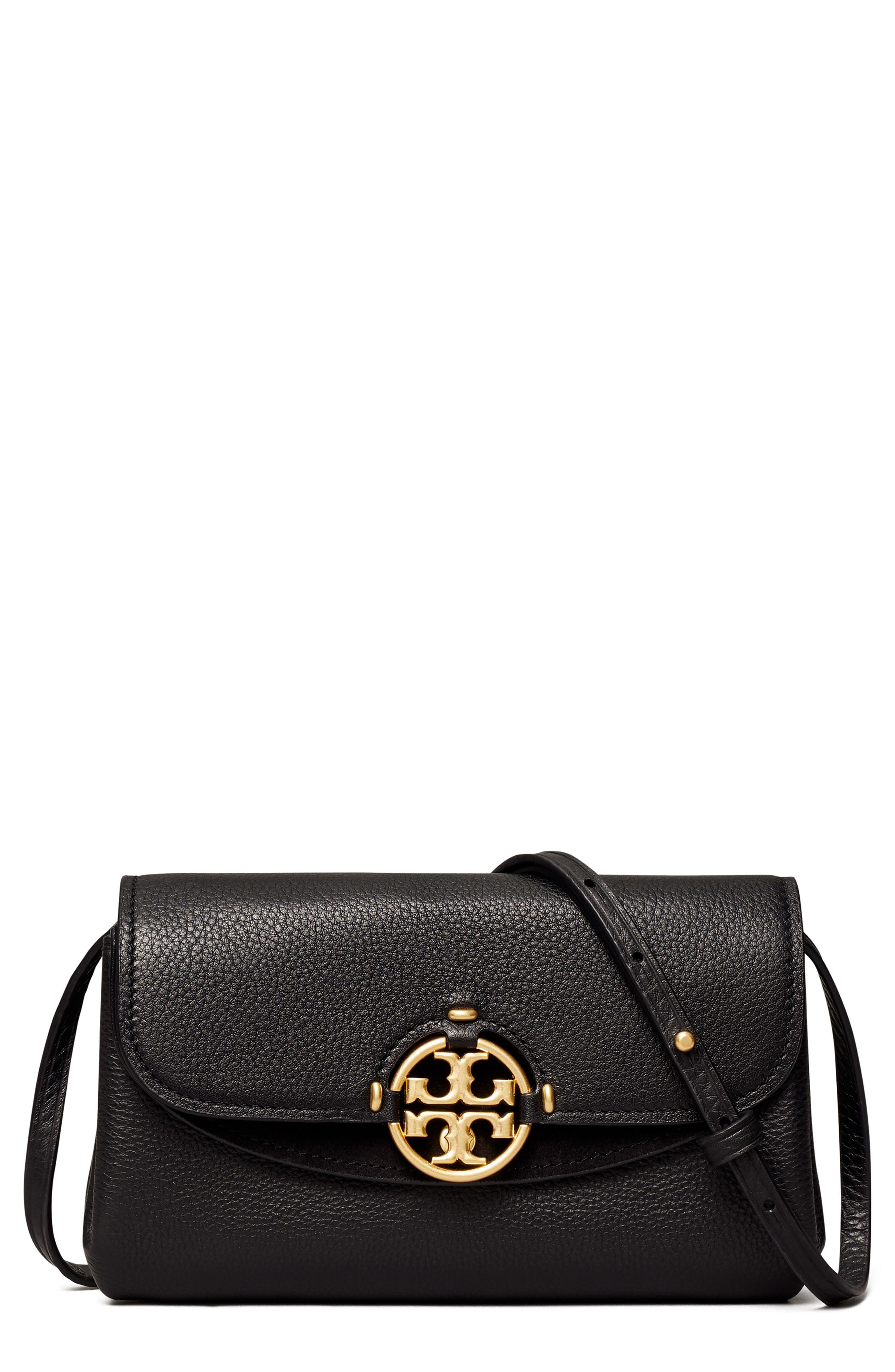 Miller Crossbody Wallet, Main, color, BLACK