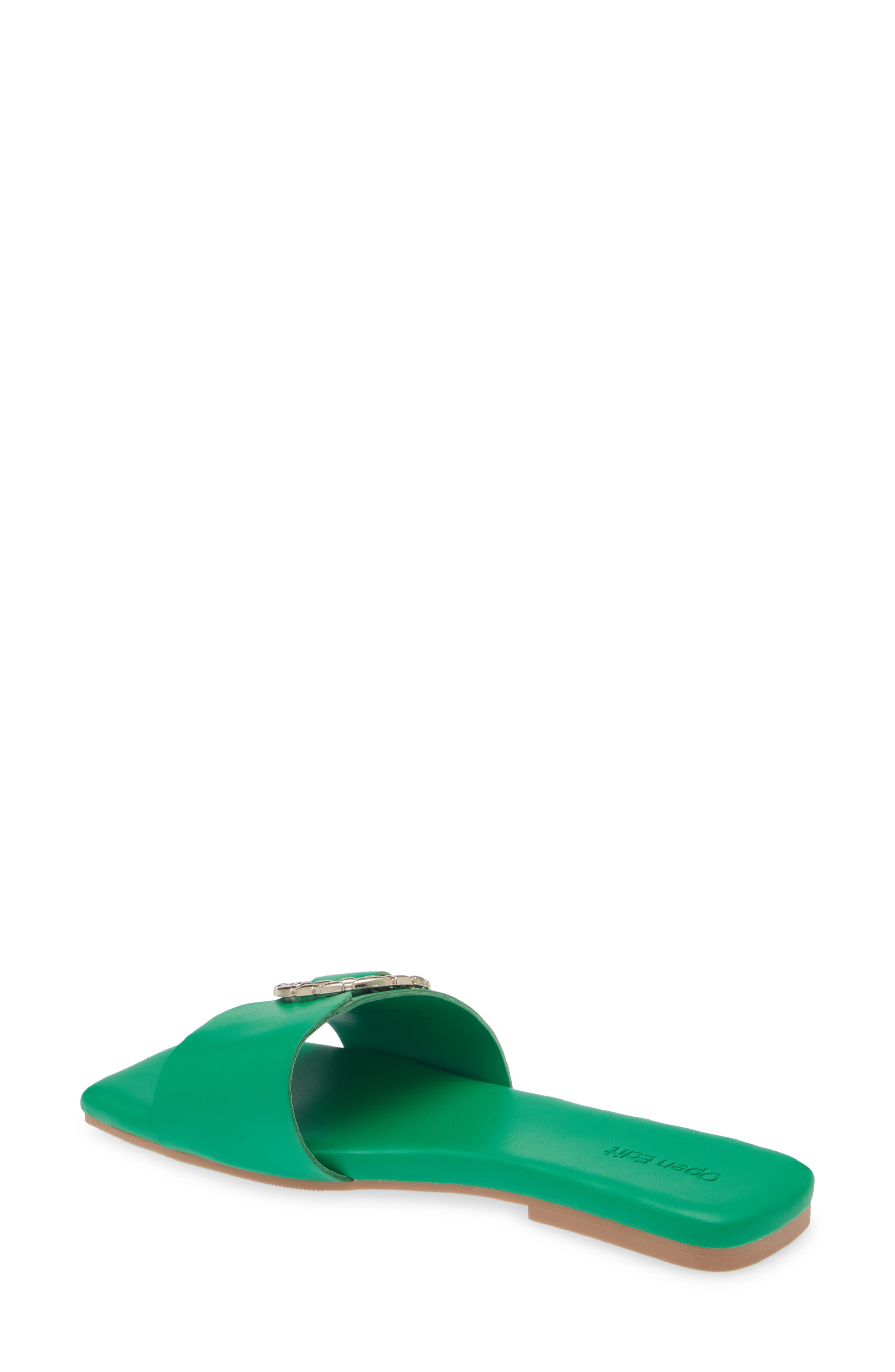 Lely Slide Sandal, Alternate, color, GREEN VIBRANT
