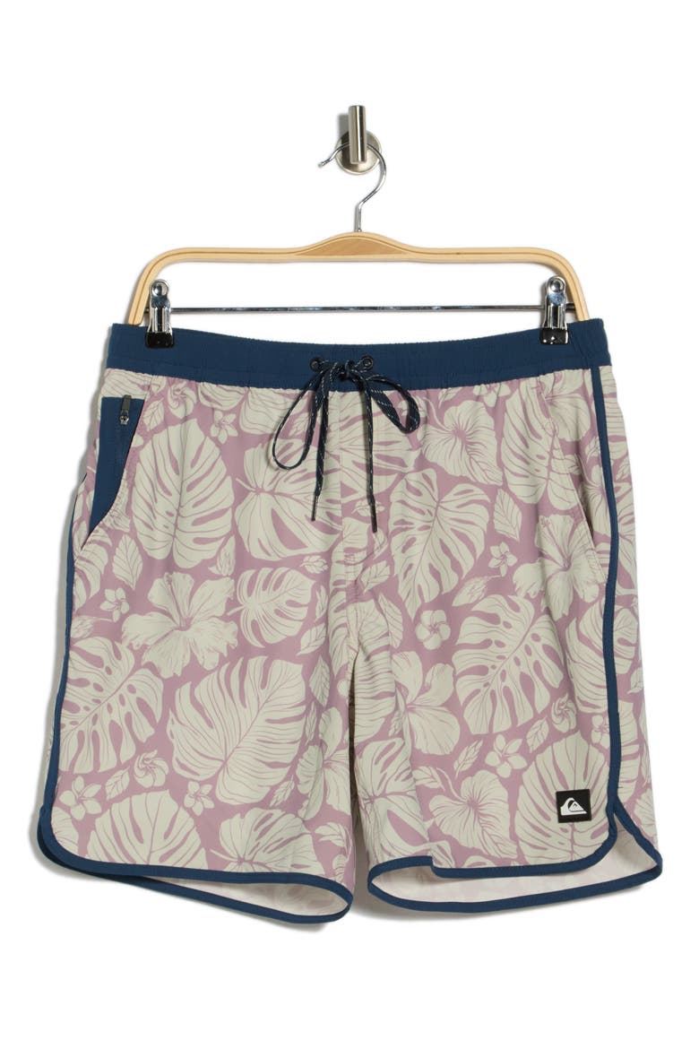 Sea Scallop Swim Trunks, Alternate, color, ELDERBERRY