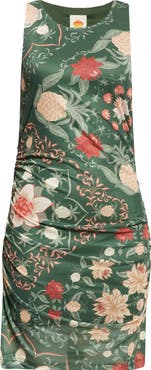 FARM Rio Pineapple Garden Stretch Tulle Body-Con Dress