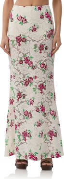 AFRM Caella Floral Lace Maxi Skirt