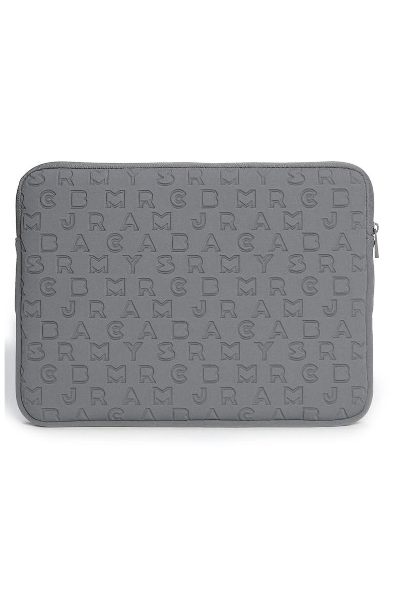 MARC BY MARC JACOBS 'Dreamy Logo' Laptop Sleeve, Alternate, color, SHADOW